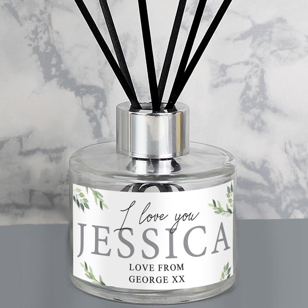 Personalised Botanical Reed Diffuser Extra Image 3